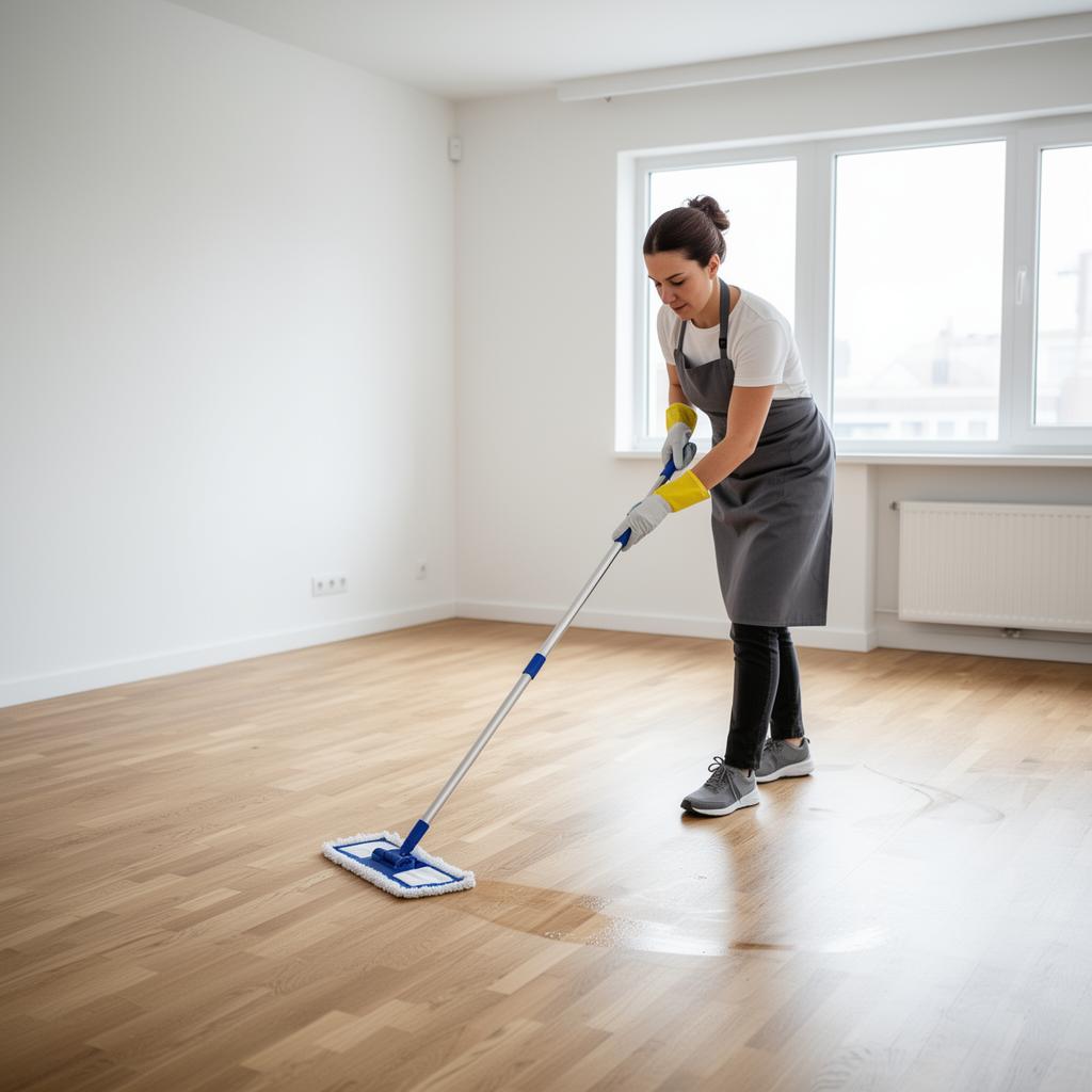 Appartement vide et propre après une prestation de nettoyage de déménagement EcoClean